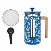 Kafetiera Pisa Blu Fiorato 1l La Cafetiere Randwyck 60518 LA CAFETIERE
