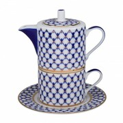 Tea for one Siatka kobaltowa 300 ml Łomonosov 570-1983 ŁOMONOSOV