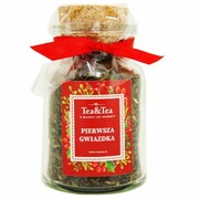 Herbata PIERWSZA GWIAZDKA w szklanym słoiczku 50g 167035 TEATEA