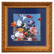 Obraz Letnie kwiaty 31,5x31,5 cm Jan Davidsz de Heem Goebel 67-061-58-1~ GOEBEL