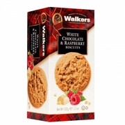 Ciastka Walkers White Chocolate &amp; Raspberry Biscuits 150g 4926m WALKERS