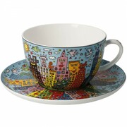 Filiżanka Śniadaniowa My New York City Day 500 ml James Rizzi Goebel 26-103-32-1 GOEBEL