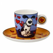 Filiżanka espresso Love Dog 100ml Ed Heck Goebel 67-200-11-1 GOEBEL