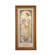 Obraz Summer 1900 27x57 cm Alphonse Mucha Goebel 66-508-57-1 GOEBEL