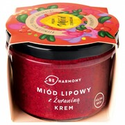 Miód lipowy z żurawiną - krem 115g 5931 TEATEA