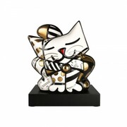 Figurka Kot Golden Cat 31cm Romero Britto Goebel 66-453-28-1 GOEBEL