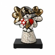 Figurka Aniołek Golden Faith 23cm Romero Britto Goebel 66-453-29-1 GOEBEL