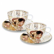 Zestaw dwóch filiżanek Pocałunek Gustaw Klimt Carmani 841-5001 CARMANI