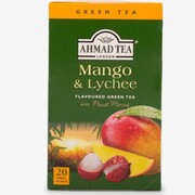 Herbata w saszetkach alu Mango & Lychee Green Tea 20szt AhmadTea 2820 AHMAD TEA