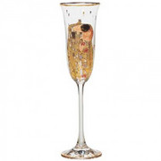 Kieliszek do szampana Pocałunek Gustaw Klimt Goebel 66-926-70-8@ GOEBEL