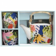 Dzbanek z 2 czarkami Tropical vibes 600ml Easy Life 80-88394 NUOVA R2S