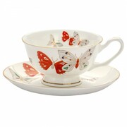 Filiżanka ze spodkiem Motyle 200ml English Collection 2031 ENGLISH COLLECTION