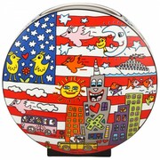 Wazon Living in the USA 30cm James Rizzi Goebel 26-103-09-1 GOEBEL