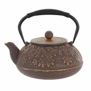 Dzbanek żeliwny brązowo-złoty 1200 ml do herbaty 231-8012 English Collection Żeliwo