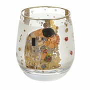 Świecznik Wind Light Gustav Klimt Pocałunek 9,5cm Goebel 67-062-81-1 GOEBEL