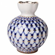 Wazon Siatka kobaltowa 12cm Łomonosov 570-1967 ŁOMONOSOV