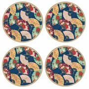 Talerzyki deserowe kolorowe wachlarze Easy Life 880-8682 NUOVA R2S