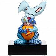 Figurka Blue Rabbit 32 cm Romero Britto Goebel 66-452-90-1 GOEBEL