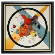 Porcelanowy obraz Circles in a Circle 59 x 59 cm Wassily Kandinsky Goebel 67-100-26-1 GOEBEL