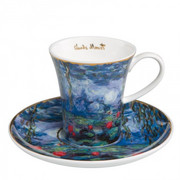 Filiżanka espresso Lilie wodne 100ml Claude Monet Goebel 67-011-65-1 GOEBEL