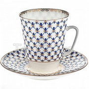 Filiżanka Majowa Siatka Kobaltowa 165ml Łomonosov 3908 ŁOMONOSOV