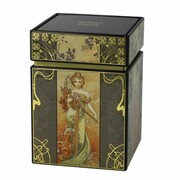 Puszka na herbatę Alphonse Mucha - Wiosna, Lato i Jesień 1900 Goebel 67-065-03-1 GOEBEL