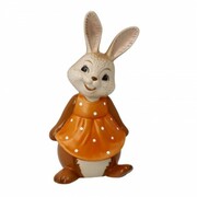 Króliczek w Pomarańczowej Sukience Figurka 12 cm Goebel 66-845-41-1~ GOEBEL