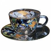 Filiżanka szklana Irysy 250ml Van Gogh Carmani 841-6205 CARMANI