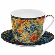 Filiżanka żółta w kolorowe kwiatki 400ml Easy Life 880-8486 NUOVA R2S