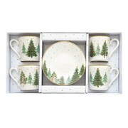 Komplet filiżanek do espresso Zielone Choinki Easy Life 880-9561 EASY LIFE ŚWIĘTA