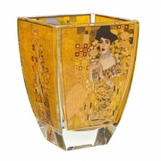 Świecznik szklany Adela 11 cm Gustaw Klimt Goebel 66-900-97-8 GOEBEL