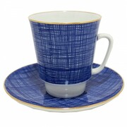 Filiżanka Majowa a\'la Dżins Paski 185ml Łomonosov 570-1401 ŁOMONOSOV