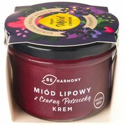 Miód lipowy z czarną porzeczką - krem 115g 5942 TEATEA