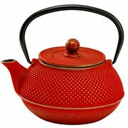 Dzbanek żeliwny czerwono-złoty 800 ml do herbaty 231-6048 English Collection Żeliwo