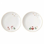 Talerzyki deserowe Bałwanek i Mikołaj 16 cm, 2szt. Easy Life 880-9790B EASY LIFE ŚWIĘTA