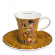 Filiżanki espresso Pocałunek 100ml Gustaw Klimt Goebel 67-011-61-1 GOEBEL
