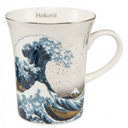 Kubki Great Wave Silver 400ml 2szt Hokusai Katsushika Goebel 67-011-15-1 GOEBEL