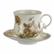 Filiżanka Szaro-Złote Kwiaty 400 ml English Collection 167-4779 ENGLISH COLLECTION