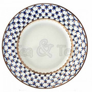 Talerz deserowy Siatka Kobaltowa 15,5 cm Łomonosov 3941 ŁOMONOSOV