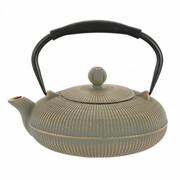 Dzbanek Żeliwny Szaro-Zloty 800 ml do herbaty 231-8032 English Collection Żeliwo