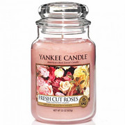 Świeca duża Yankee Candle Fresh Cut Roses 15010 YANKEE CANDLE