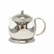 Dzbanek szklany z zaparzaczem 0,66l Srebrny La Cafeterie Randwyck 12-5937 LA CAFETIERE