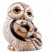 Figurka Sowa śnieżna 8 cm De Rosa Rinconada 795-0135 DE ROSA RINCONADA