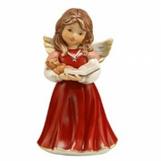 Figurka Anioł Czas na przytulanie czerwony 14 cm Goebel 41-539-29-1 GOEBEL