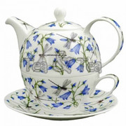 Tea for one Dovedale Harebell zestaw filiżanka 250ml z dzbankiem Dunoon 7050BAT DUNOON