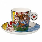 Filiżanka espresso Falling 100ml Romero Britto Goebel 66-453-40-1 GOEBEL