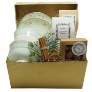 Zestaw prezentowy filiżanki z herbatą i słodyczami 167987A TEATEA