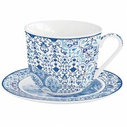 Filiżanka śniadaniowa + spodek indygo 370ml Easy Life 880-8432 NUOVA R2S