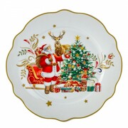 Talerze deserowe Mikołaj 19 cm, 4szt. Magnoble 555-7184 MAGNOBLE