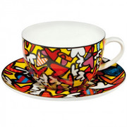 Filiżanka śniadaniowa Hearts 500 ml Romero Britto Goebel 66-452-53-1@ GOEBEL
